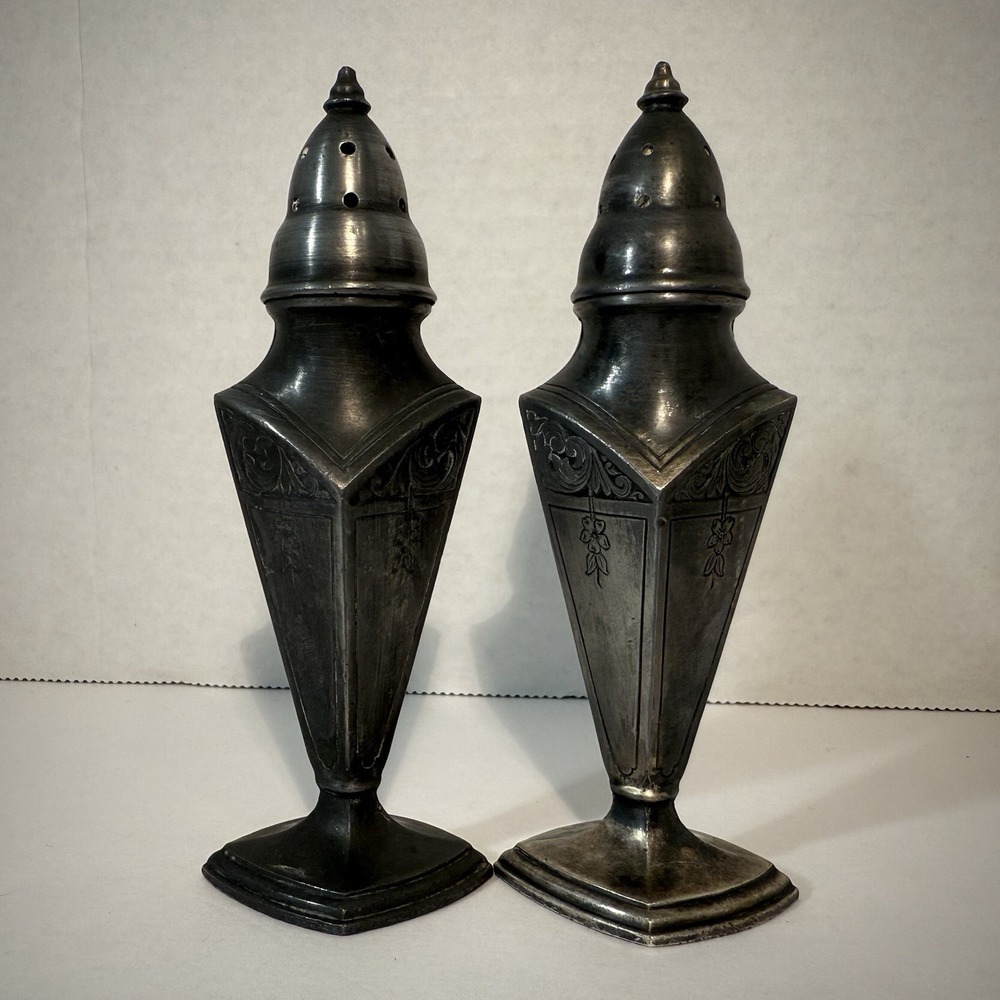 Vintage Astor Salt and Pepper Shaker Set By Poole Art Deco English Cottage Decor